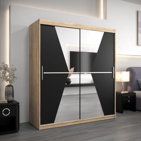 Kast MAROKO 180 Sonoma + zwar mat