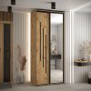 Kast CANNES 9-100 Breedte: 45 cm Korpus: wit Front: artisan eiken Lijst: xwart