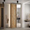 Kast CANNES 9-100 Breedte: 45 cm Korpus: artisan eiken Front: artisan eiken Lijst: zilverkleurig
