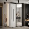 Kast CANNES 9-130 Breedte: 45 cm Korpus: wit Front: wit Lijst: zwart