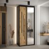 Kast CANNES 9-120 Breedte: 45 cm Korpus: zwart Front: artisan eiken Lijst: zwart