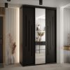 Kast CANNES 9-150 Breedte: 45 cm Korpus: zwart Front: zwart Lijst: zwart